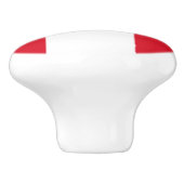 Vlag van Peru Keramische Knop (Zijkant)