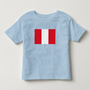 Vlag van Peru Kinder Shirts
