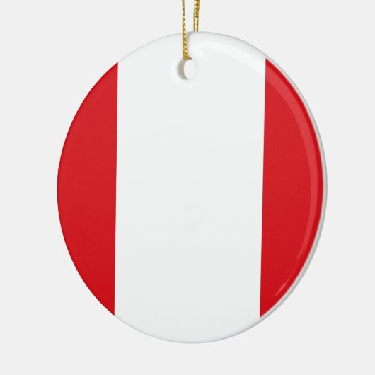 Vlag van Peru Ornament (Links)