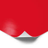 Vlag van Peru Perfect Poster (Hoek)