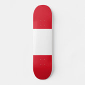 Vlag van Peru Persoonlijk Skateboard (Voorkant)
