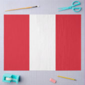 Vlag van Peru (Peruaanse vlag) Tissuepapier (Craft)