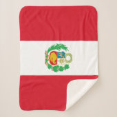 Vlag van Peru Sherpa Deken (Voorkant)