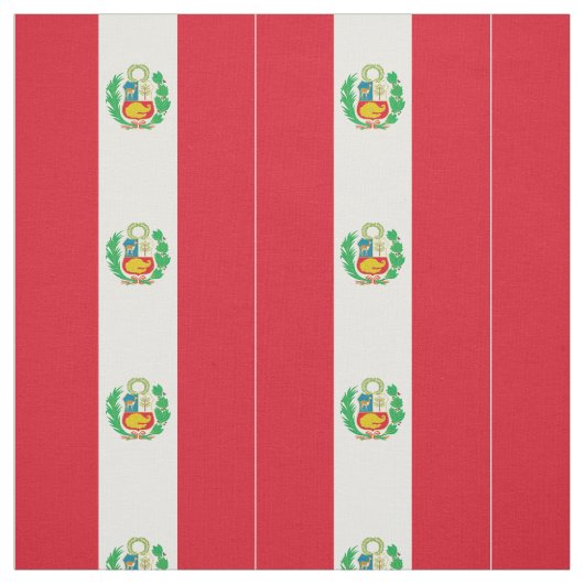 Vlag van Peru Stof (Swatch)