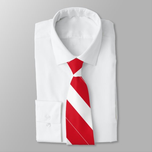 Vlag van Peru Stropdas (Gebonden)