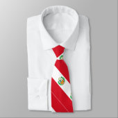 Vlag van Peru Stropdas (Gebonden)