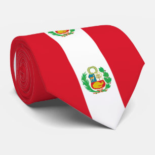 Vlag van Peru Stropdas