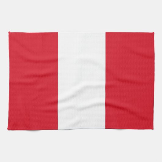 Vlag van Peru Theedoek (Horizontaal)