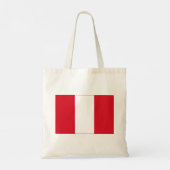 Vlag van Peru Tote Bag (Achterkant)