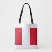 Vlag van Peru Tote Bag (Voorkant)