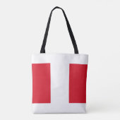 Vlag van Peru Tote Bag (Achterkant)