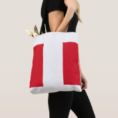Vlag van Peru Tote Bag (Dichtbij)
