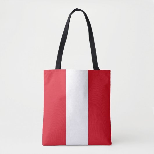 Vlag van Peru Tote Bag (Voorkant)