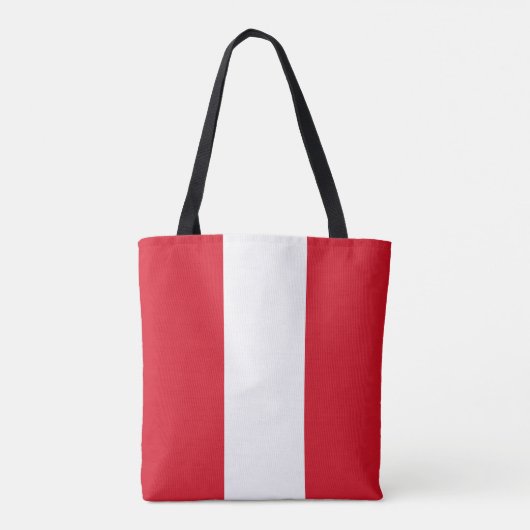 Vlag van Peru Tote Bag (Achterkant)
