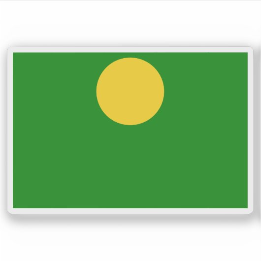 Vlag van Perzië (1502-1524), Iran Sticker (Voorkant)