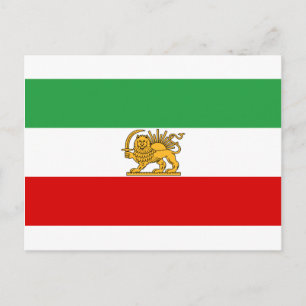 Vlag van Perzië/Iran (1964-1980) Briefkaart
