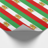 Vlag van Perzië/Iran (1964-1980) Cadeaupapier (Hoek)