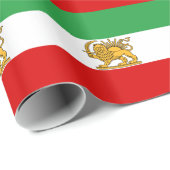 Vlag van Perzië/Iran (1964-1980) Cadeaupapier (Rol Hoek)