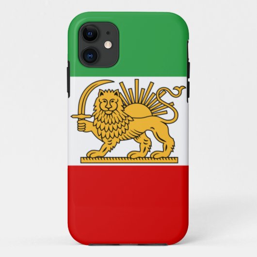 Vlag van Perzië/Iran (1964-1980) Case-Mate iPhone Case (Achterkant)