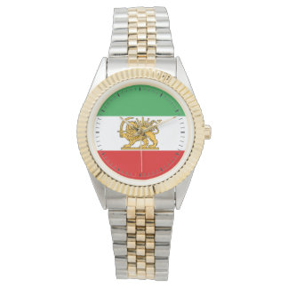 Vlag van Perzië/Iran (1964-1980) Horloge