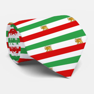 Vlag van Perzië/Iran (1964-1980) Stropdas