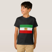 Vlag van Perzië/Iran (1964-1980) T-shirt (Voorkant volledig)