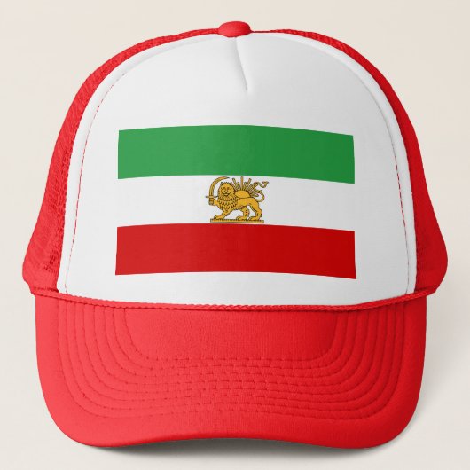 Vlag van Perzië/Iran (1964-1980) Trucker Pet (Voorkant)