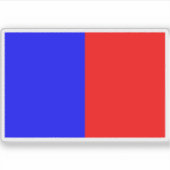 Vlag van Petite-Synthe, Noord Sticker (Voorkant)