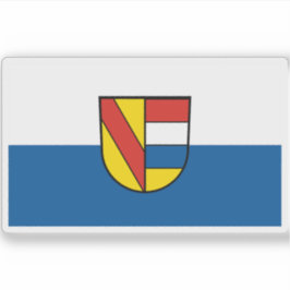Vlag van Pforzheim, Duitsland Sticker
