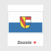Vlag van Pforzheim, Duitsland Sticker (Vel)