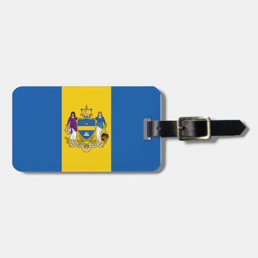 Vlag van Philadelphia, Bagagelabel Pennsylvania (Voorkant horizontaal)