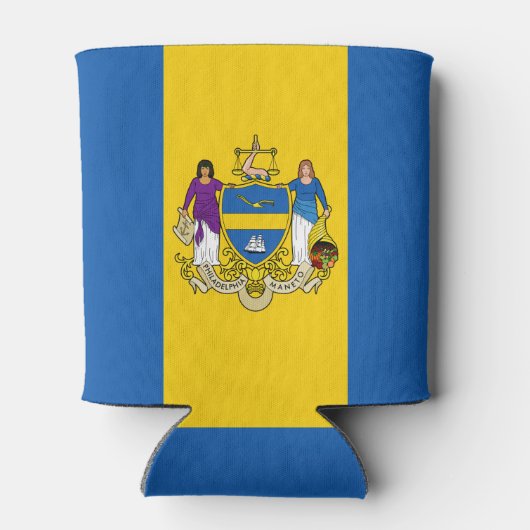 Vlag van Philadelphia, Koelbox van Pennsylvania Blikjeskoeler (Achterkant)
