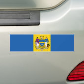 Vlag van Philadelphia (Pennsylvania) Bumpersticker (Op auto)