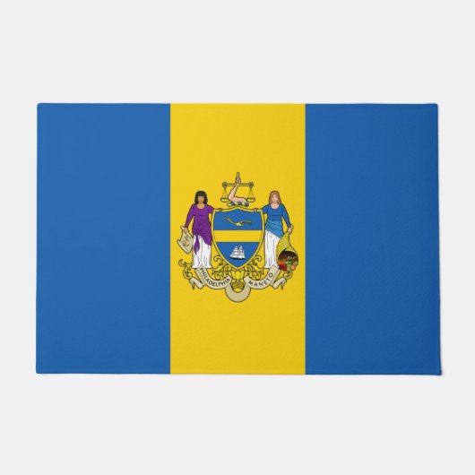 Vlag van Philadelphia (Pennsylvania) Deurmat (Voorkant)
