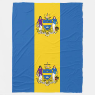 Vlag van Philadelphia, Pennsylvania Fleece Deken