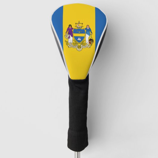 Vlag van Philadelphia, Pennsylvania Golfheadcover (Voorkant)