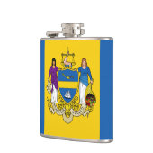 Vlag van Philadelphia, Pennsylvania Hip Flask Heupfles (Links)