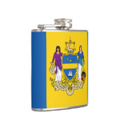 Vlag van Philadelphia, Pennsylvania Hip Flask Heupfles (Rechts)