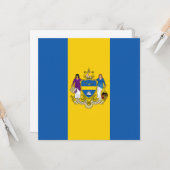 Vlag van Philadelphia (Pennsylvania) Kaart (Voorkant / Achterkant in situ)
