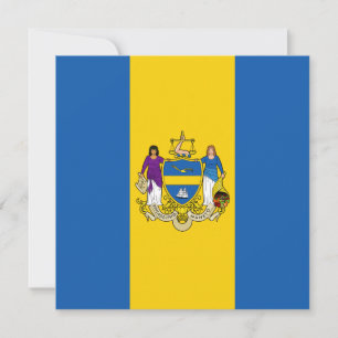 Vlag van Philadelphia (Pennsylvania) Kaart