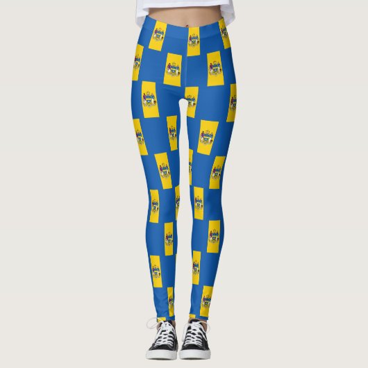 Vlag van Philadelphia, Pennsylvania Leggings (Voorkant)