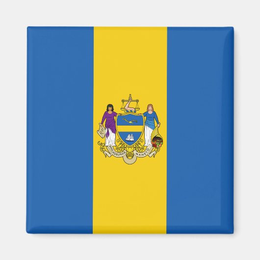 Vlag van Philadelphia (Pennsylvania) Magneet (Voorkant)