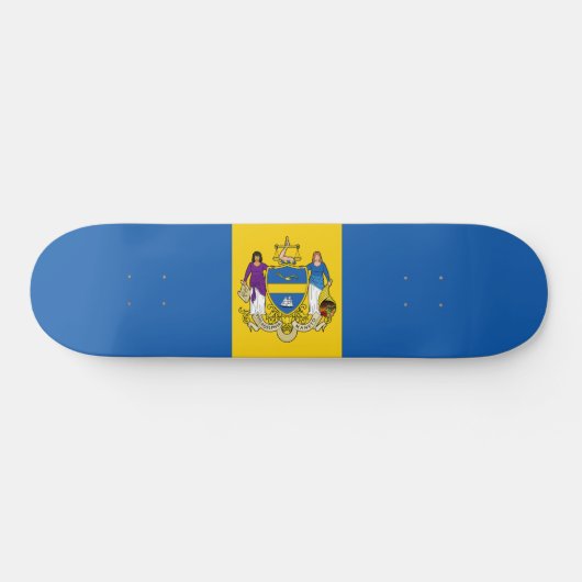 Vlag van Philadelphia (Pennsylvania) Persoonlijk Skateboard (Horizontaal)