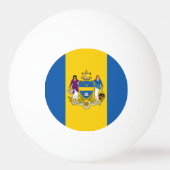 Vlag van Philadelphia, Pennsylvania Ping-Pong Ball (Voorkant)