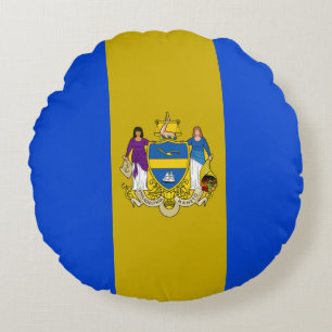 vlag van Philadelphia (Pennsylvania) Rond Kussen