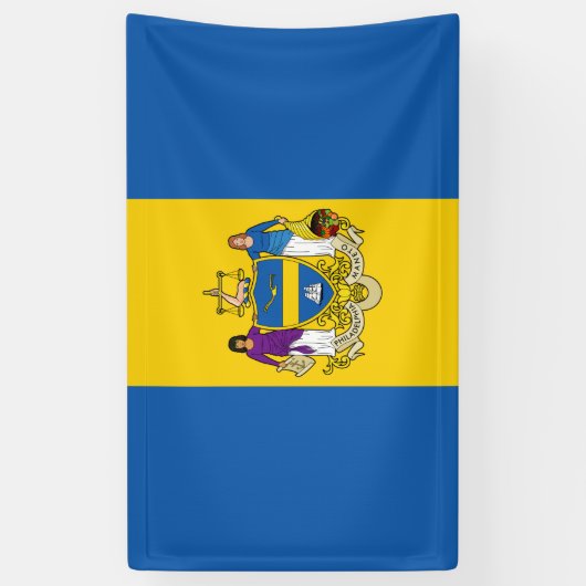 Vlag van Philadelphia (Pennsylvania) Spandoek (Verticaal)