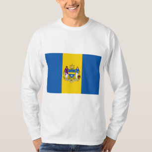Vlag van Philadelphia (Pennsylvania) T-shirt