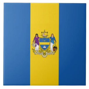 Vlag van Philadelphia (Pennsylvania) Tegeltje