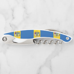 Vlag van Philadelphia, Pennsylvania Waiter's Corks Kurkentrekker