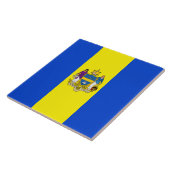vlag van Philadelphia Tegeltje (Zijkant)
